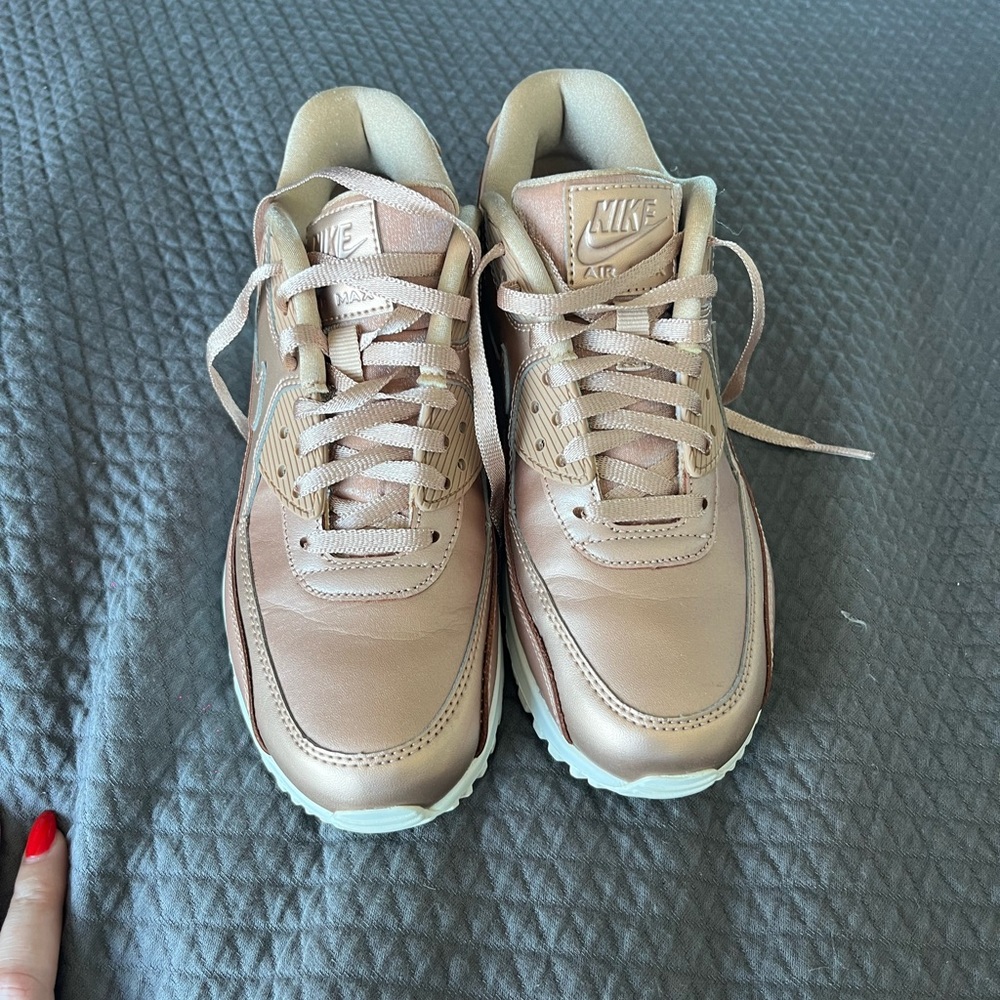 Rose gold Nikes